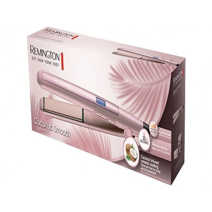 REMINGTON A5901 Coconut Smooth Saç Düzleştirici Pembe