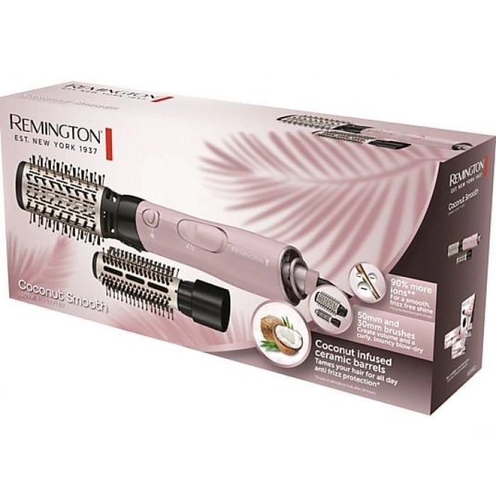 REMINGTON AS5901 Coconut Hava Üflemeli Saç Fırçası Pembe