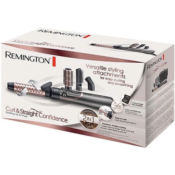 REMINGTON AS8606 Curl&Straight Confidence Saç Şekillendirme Seti Siyah