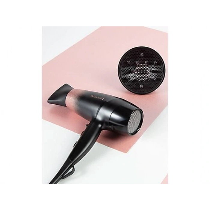 REMINGTON D5305 E51 Rose Shimmer Saç Kurutma Makinesi Siyah