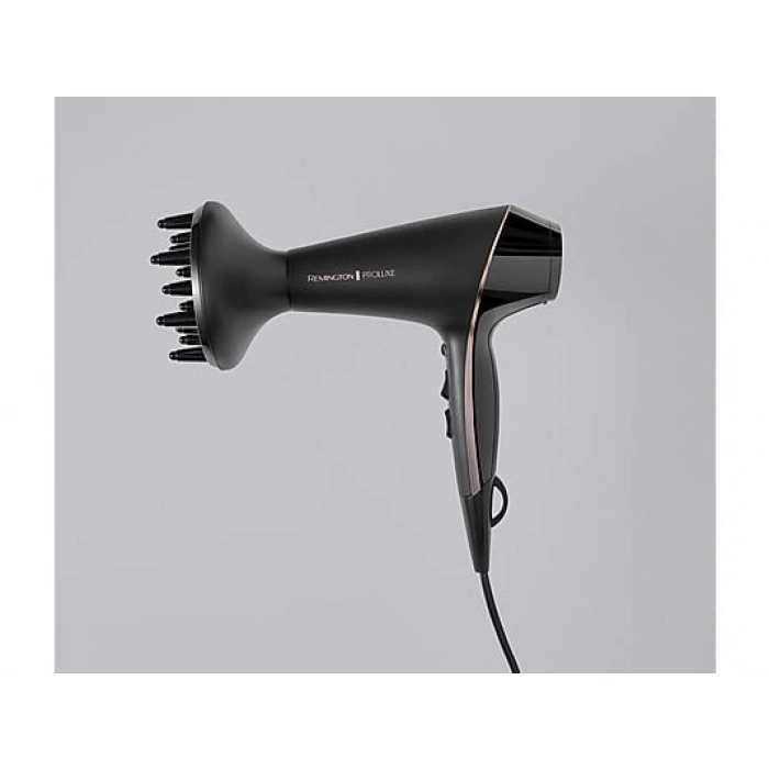 REMINGTON PROLuxe Midnight Edition 2400 W Saç Kurutma Makinesi Siyah