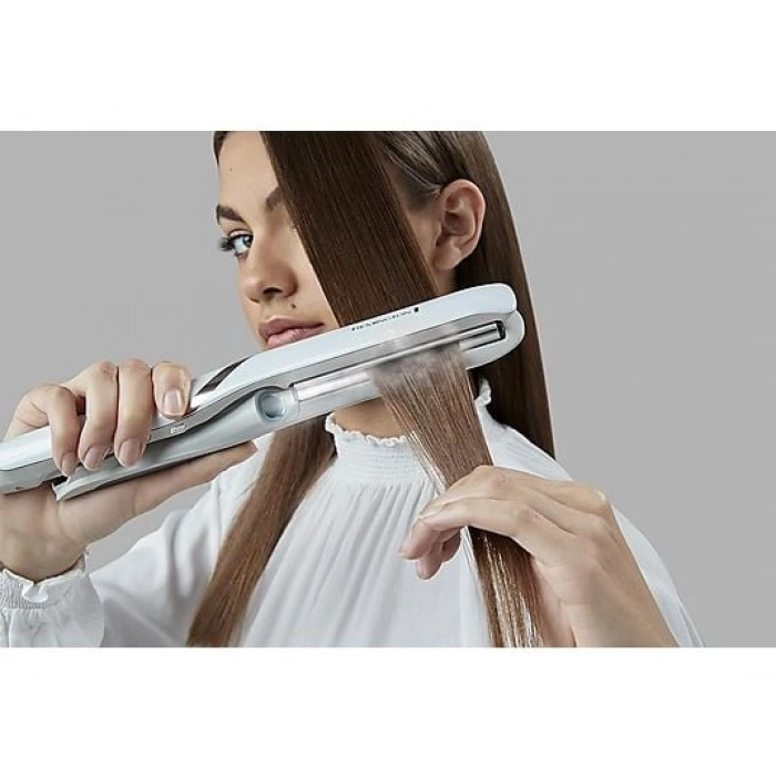 REMINGTON S9001 Hydraluxe Pro Soğuk Buharlı Saç Düzleştirici Beyaz