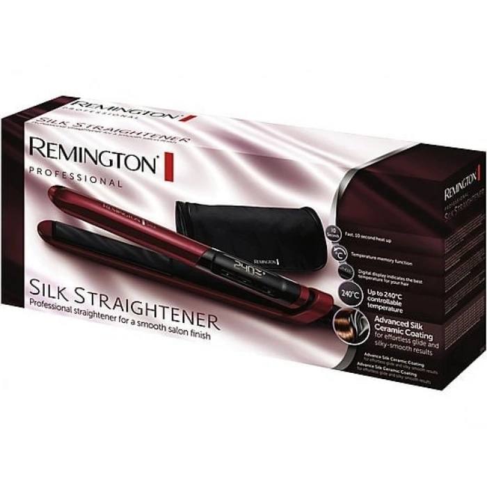 REMINGTON Silk S9600 Saç Düzleştirici Kırmızı