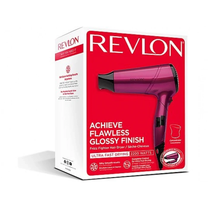 REVLON RVDR5229 Frizz Fighter Ionic Saç Kurutma Makinesi Fuşya
