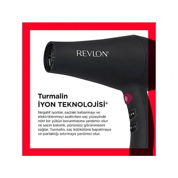REVLON RVDR5251 AC Motorlu Difüzörlü Ionic Saç Kurutma Makinesi Siyah