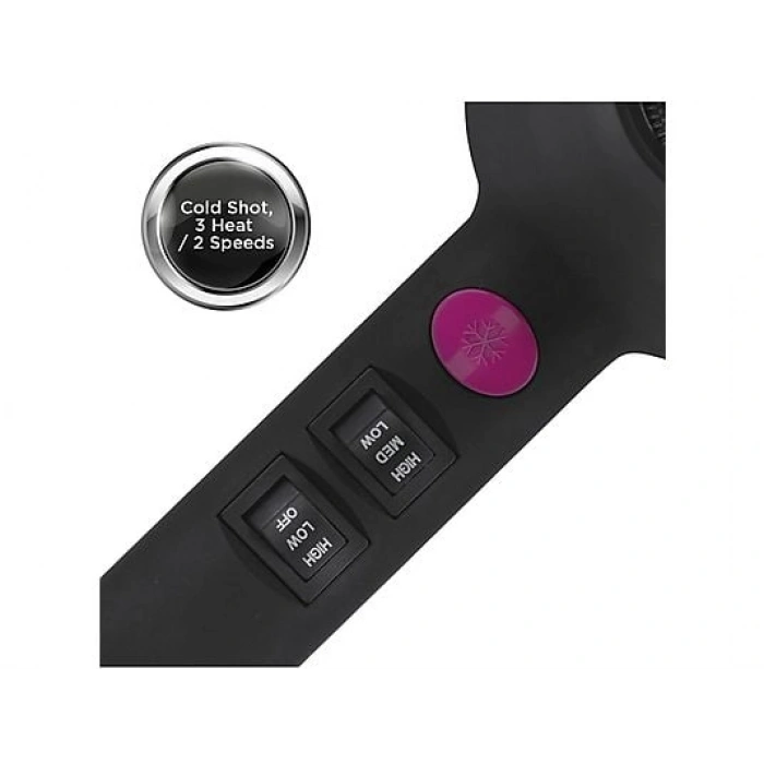 REVLON RVDR5251 AC Motorlu Difüzörlü Ionic Saç Kurutma Makinesi Siyah