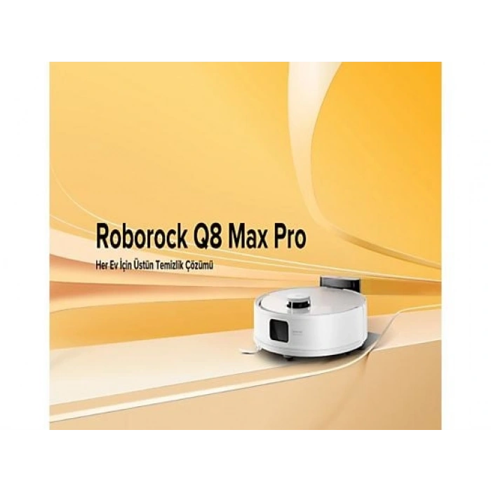 ROBOROCK Q8 Max Pro Robot Süpürge Beyaz