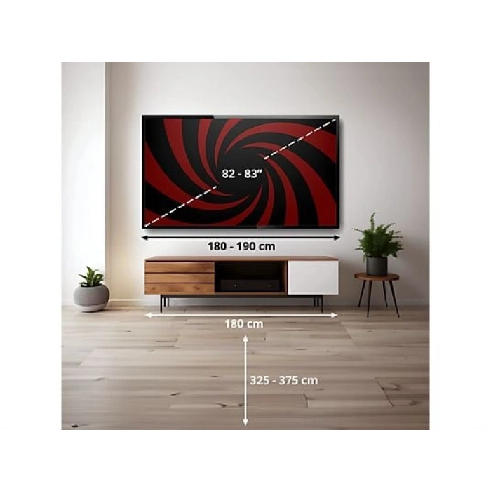 SAMSUNG 83S90F 83 inç 210 Ekran Uydu Alıcılı 4K Ultra HD Smart OLED TV