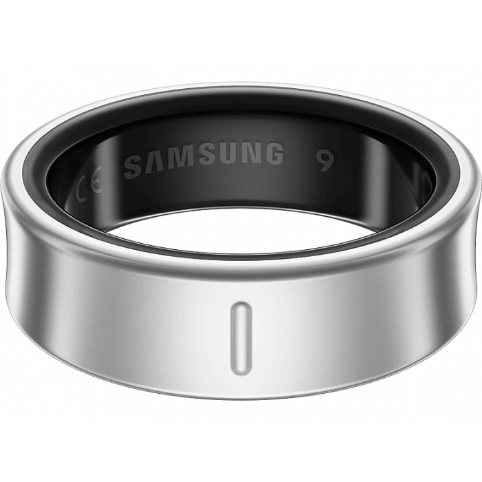 SAMSUNG Galaxy Akıllı Yüzük Gümüş Titanyum Yüzük Ölçüsü 10, 19.8 mm