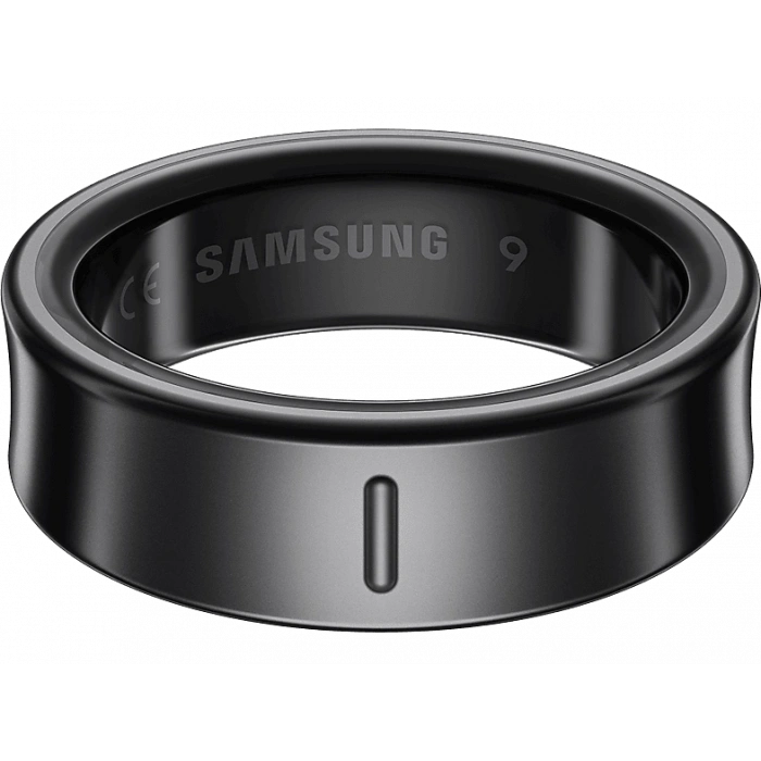 SAMSUNG Galaxy Akıllı Yüzük Siyah Titanyum Yüzük Ölçüsü 6, 16.5 mm