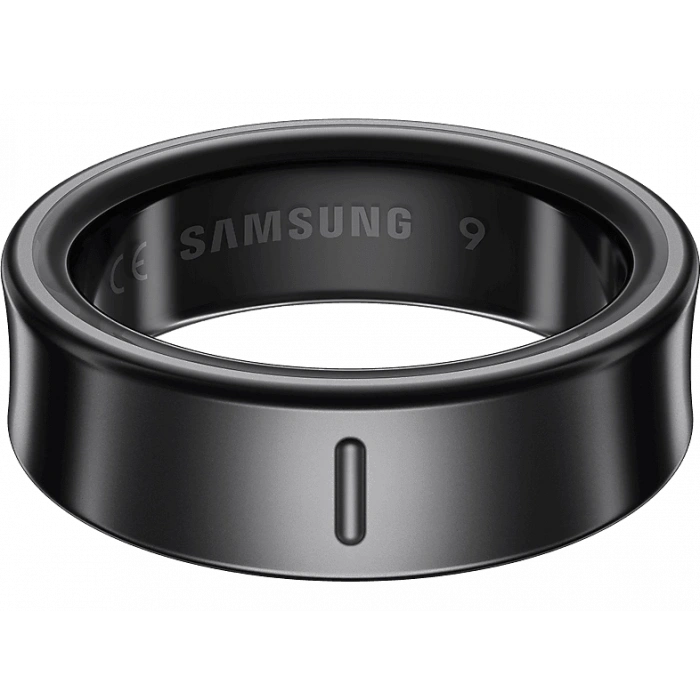 SAMSUNG Galaxy Akıllı Yüzük Siyah Titanyum Yüzük Ölçüsü 9, 18.9 mm