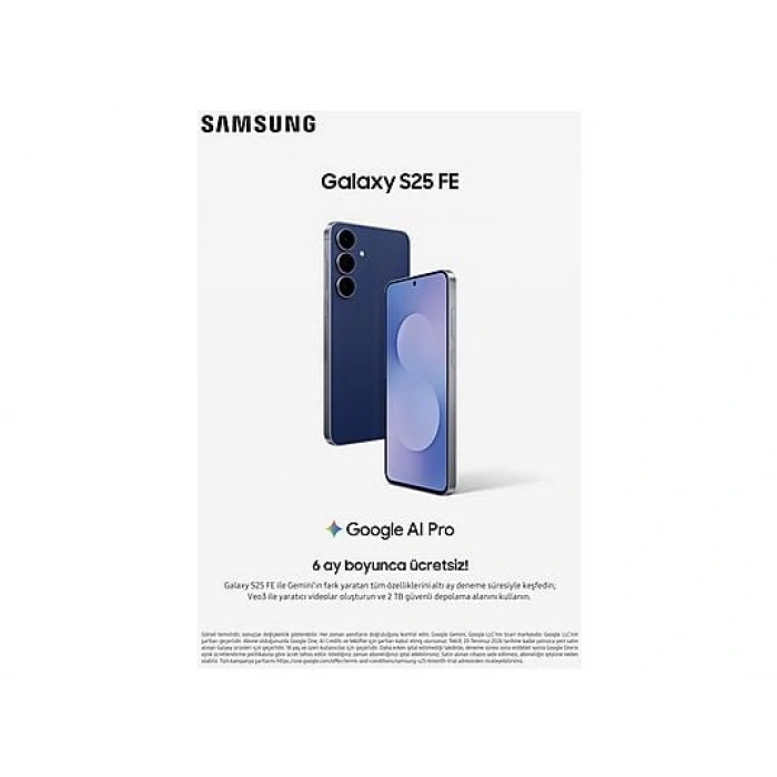 SAMSUNG Galaxy S25 FE 8/256 GB Akıllı Telefon Gece Siyahı