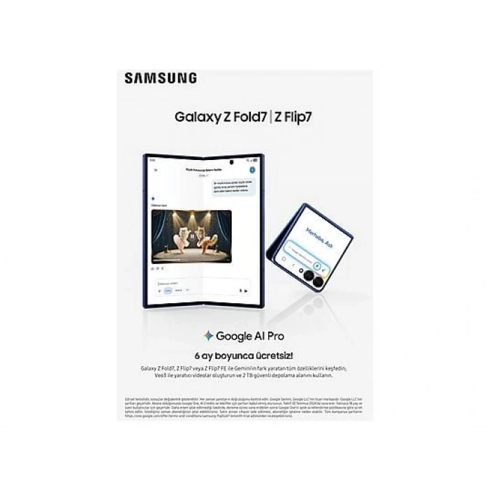 SAMSUNG Galaxy Z Fold 7 12/256GB Akıllı Telefon Gölge Mavisi