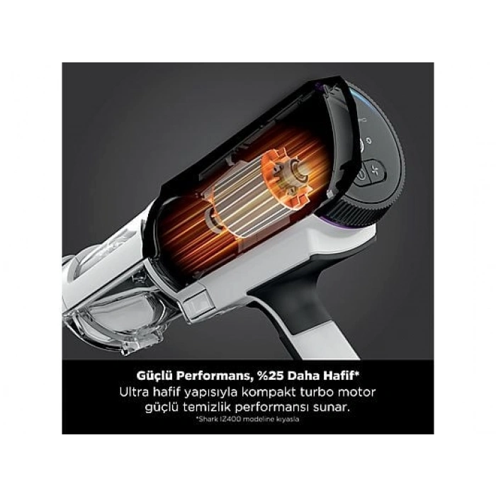 SHARK Detect Auto-Empty Sistemli Turbo Başlıklı Şarjlı Dikey Süpürge