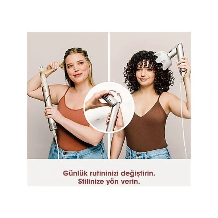 SHARK FlexStyle 5-in-1 Saç Kurutma ve Şekillendirme Sistemi Taş Rengi