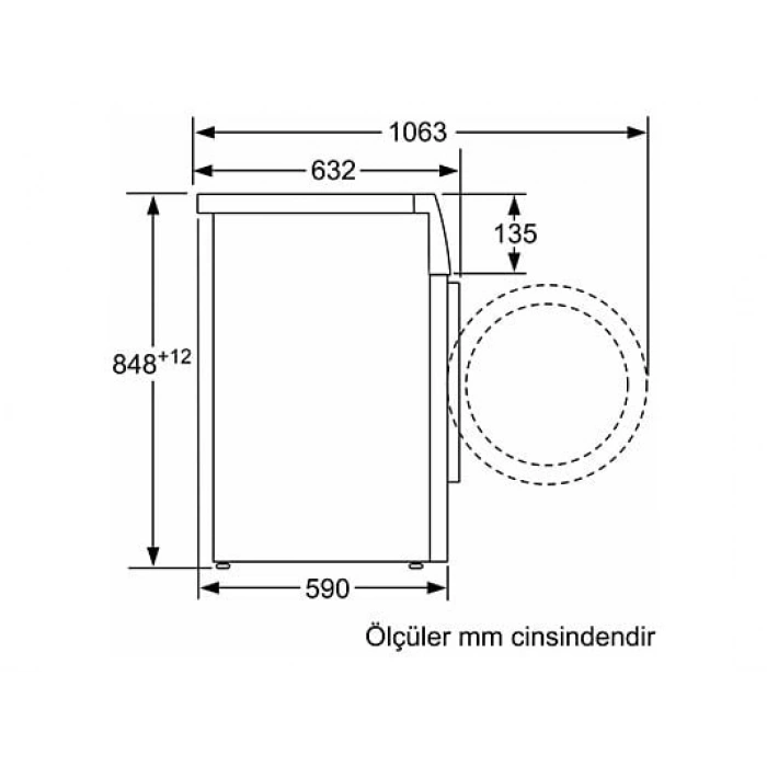 SIEMENS WG44K2Z0TR A Enerji Sınıfı 1400 Devir 10+ Program Sayısı 9 Kg Çamaşır Makinesi