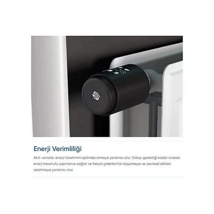 ŞIMART Bluetooth Bağlantılı ve Isı Kontrolü Akıllı Termostatik Radyatör Vanası