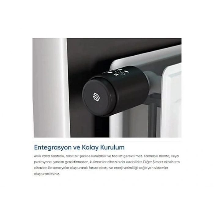 ŞIMART Bluetooth Bağlantılı ve Isı Kontrolü Akıllı Termostatik Radyatör Vanası