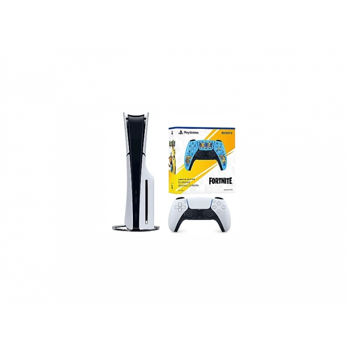 SONY 2 Kol Dualsense Fortnte Edition+Playstation 5 Slim (İthalatçı Garantili) Oyun Konsolu Beyaz