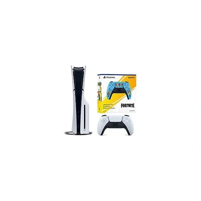 SONY 2 Kol Dualsense Fortnte Edition+Playstation 5 Slim (İthalatçı Garantili) Oyun Konsolu Beyaz
