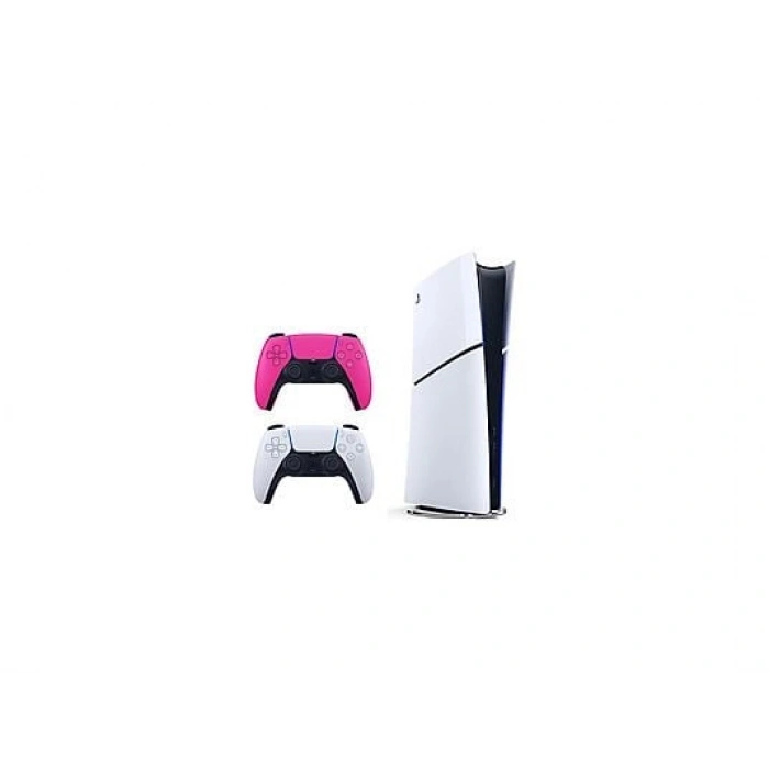 SONY 2 Pembe Dualsense + Playstation 5 Slim Digital 825 GB (İthalatçı Garantili) Oyun Konsolu Beyaz