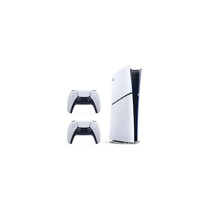 SONY 2.Dualsense+Playstation 5 Slim Digital 825 GB (İthalatçı Garantili) Oyun Konsolu Beyaz