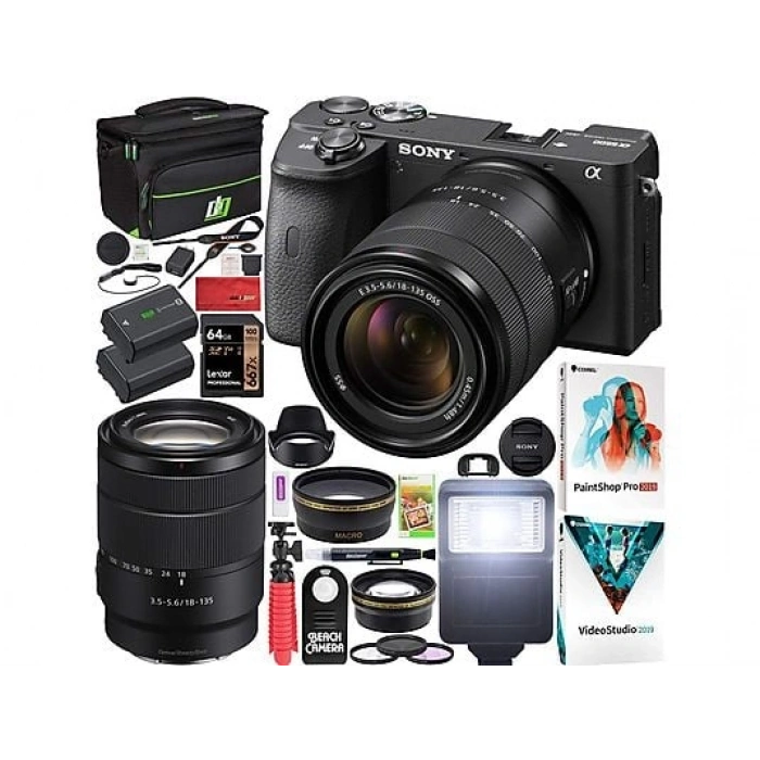 SONY A6600 18-135mm Aynasız APS-C Fotoğraf Makinesi