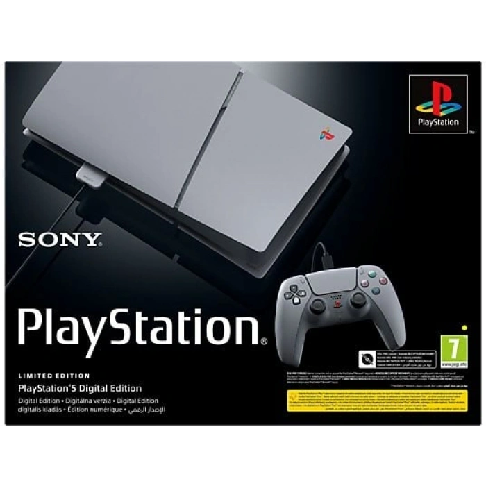SONY Playstation 5 Digital D Chassis 30. Yıl 1 TB Oyun Konsolu Gri
