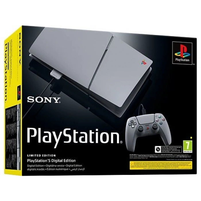 SONY Playstation 5 Digital D Chassis 30. Yıl 1 TB Oyun Konsolu Gri