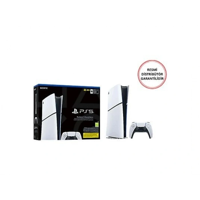 SONY Playstation 5 Slim Digital Edition 1 TB Oyun Konsolu Beyaz