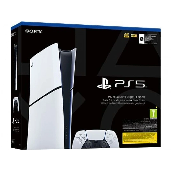 SONY Playstation 5 Slim Digital Edition 1 TB Oyun Konsolu Beyaz