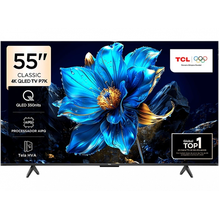 TCL 55P7K 55 inç 139 Ekran Uydu Alıcılı Smart 4K UHD QLED Google TV
