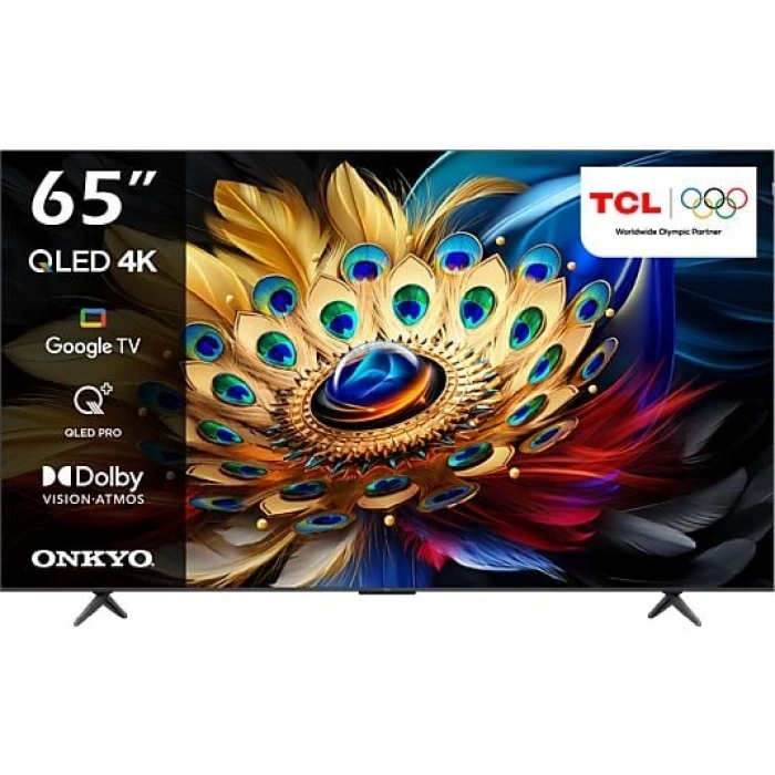 TCL 65C655PROGTV 65 inç 164 Ekran Dahili Uydu Alıcılı 4K UHD QLED