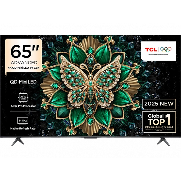 TCL 65C6K  65 inç 165 Ekran Uydu Alıcılı Smart Google 4K Premium QD-Mini LED TV