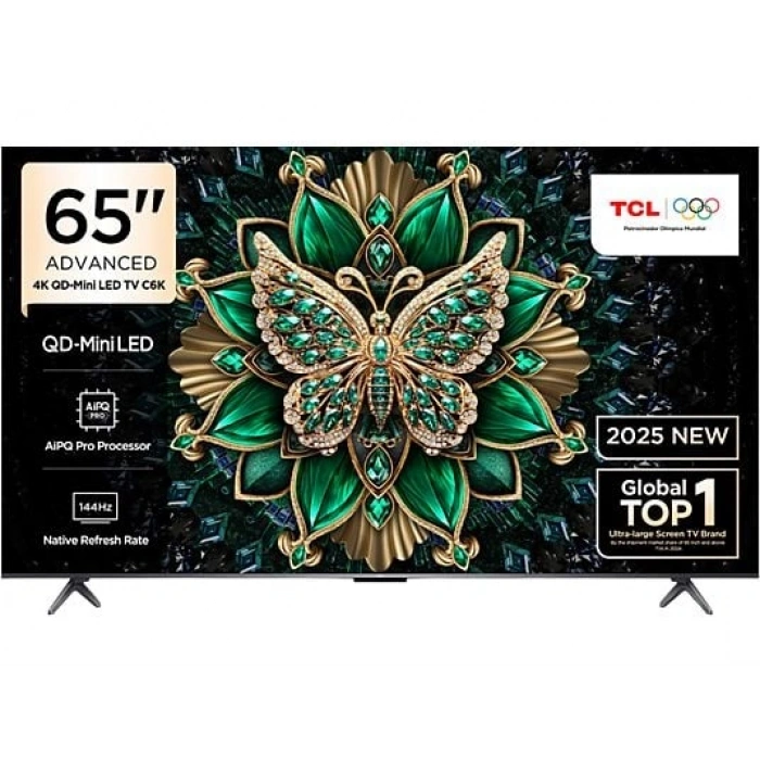 TCL 65C6K  65 inç 165 Ekran Uydu Alıcılı Smart Google 4K Premium QD-Mini LED TV