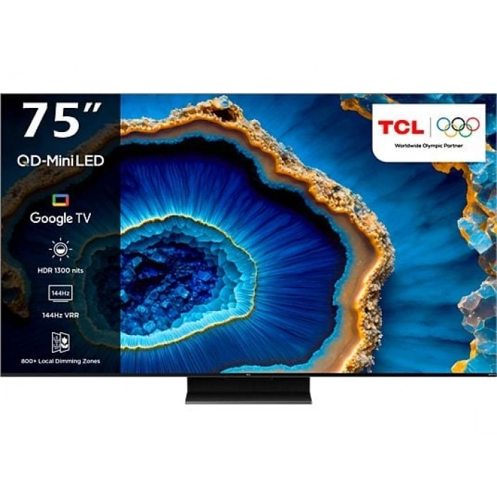 TCL 75C755GTV 75 inç 189 Ekran Uydu Alıcılı 4K Mini LED Google TV
