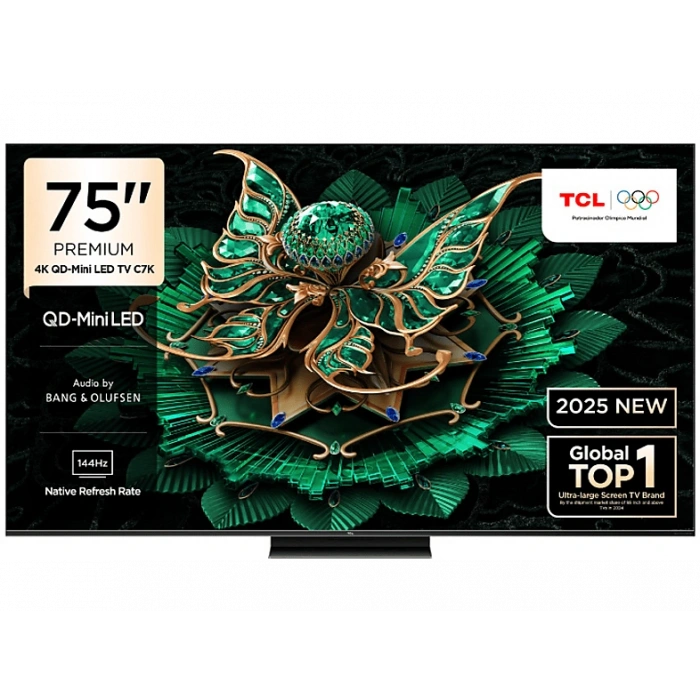 TCL 75C7K 75 inç 189 Ekran Uydu Alıcılı Smart Google 4K Premium QD-Mini LED TV