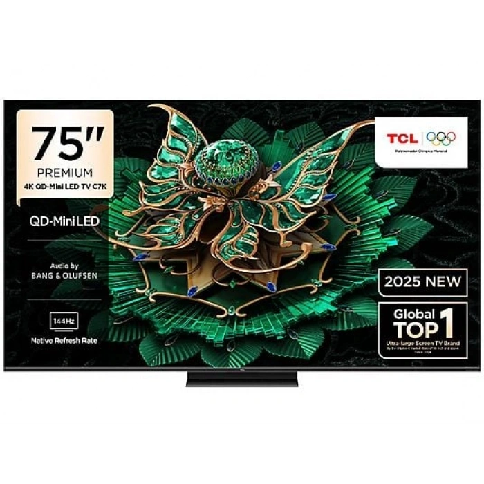 TCL 75C7K 75 inç 189 Ekran Uydu Alıcılı Smart Google 4K Premium QD-Mini LED TV