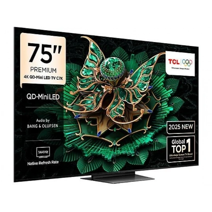 TCL 75C7K 75 inç 189 Ekran Uydu Alıcılı Smart Google 4K Premium QD-Mini LED TV