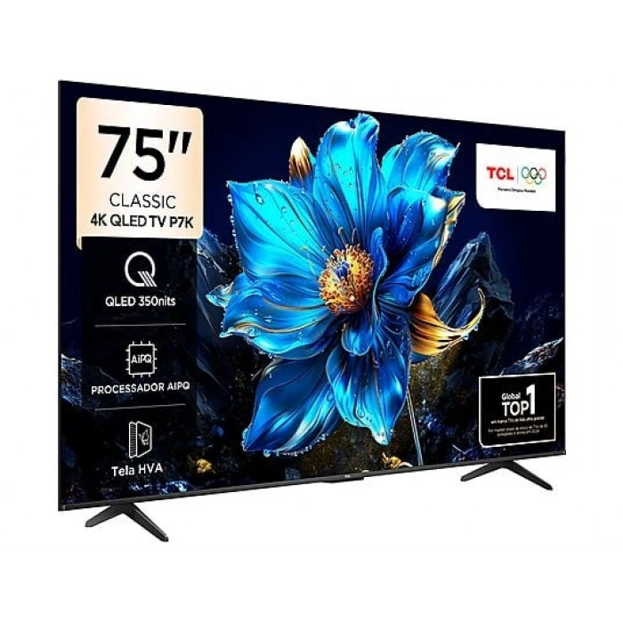 TCL 75P7K 75 inç 190 Ekran Uydu Alıcılı Smart 4K UHD QLED Google TV
