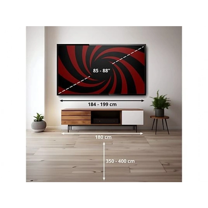 TCL 85C755GTV 85 inç 215 Ekran Uydu Alıcılı 4K Mini LED Google TV