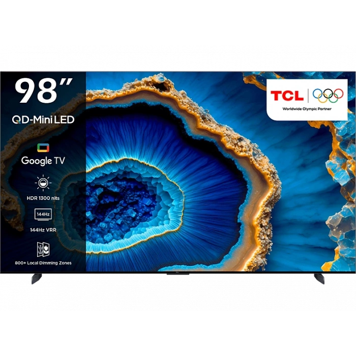 TCL 98C755 98 inç 249 Ekran Uydu Alıcılı Smart 4K UHD QLED Google TV