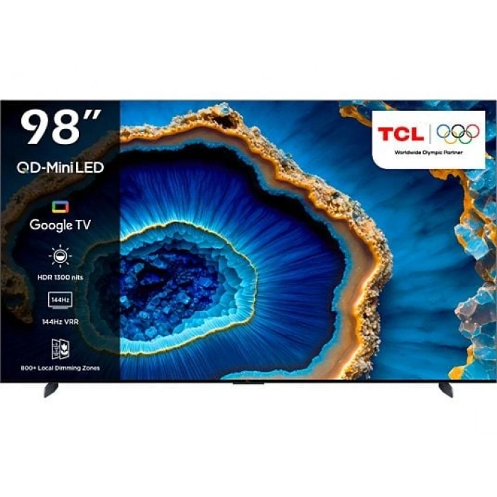 TCL 98C755 98 inç 249 Ekran Uydu Alıcılı Smart 4K UHD QLED Google TV