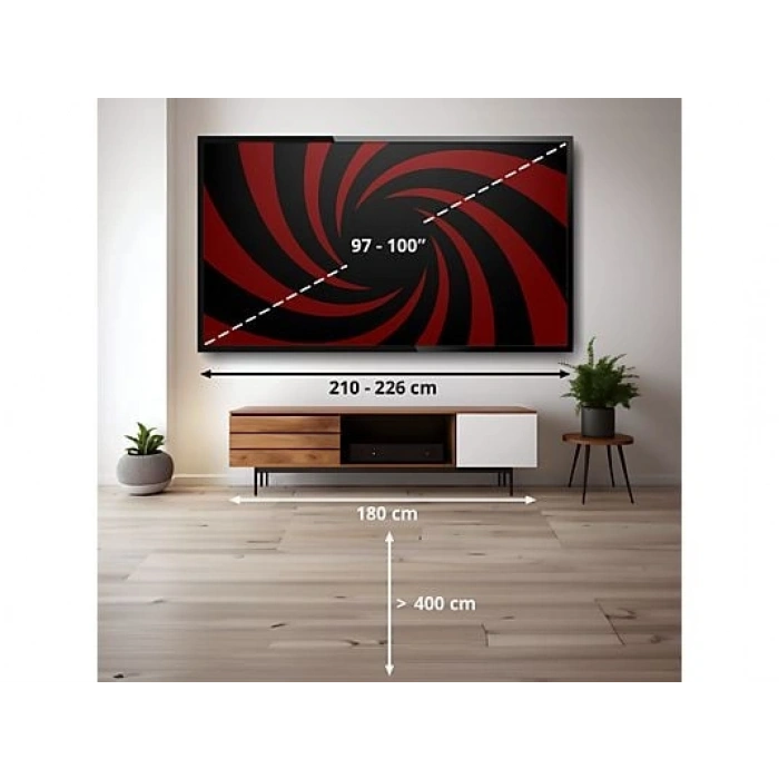 TCL 98C755 98 inç 249 Ekran Uydu Alıcılı Smart 4K UHD QLED Google TV