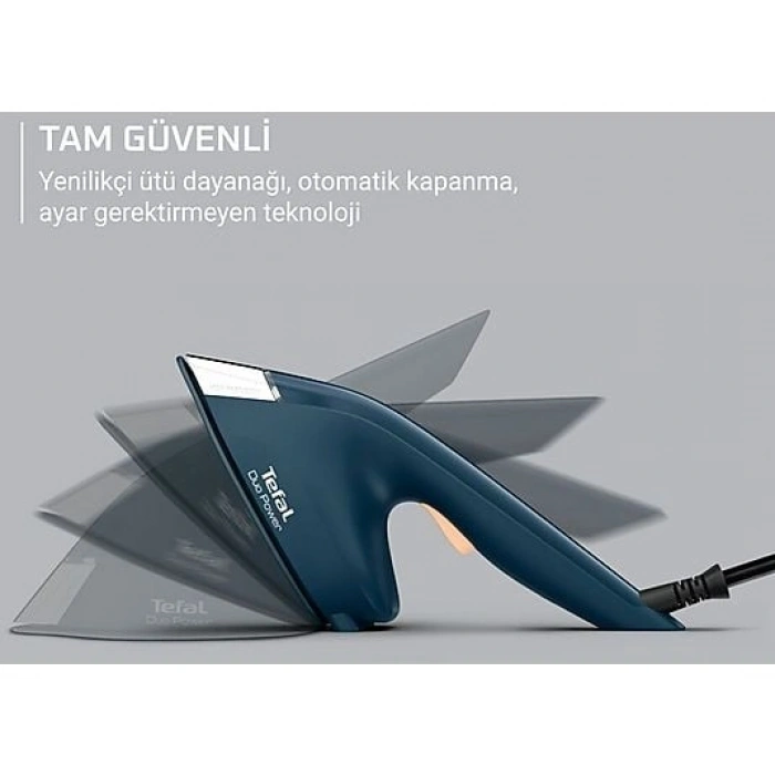 TEFAL Duo Power 2si 1 Arada Buharlı Ütü Mavi