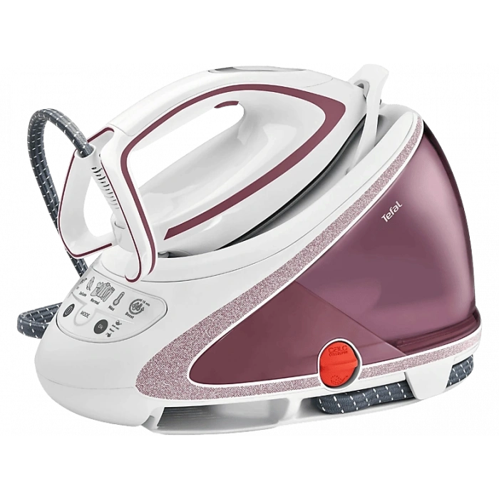 TEFAL GV9566 2600W Pro Express Ultimate Yüksek Basınçlı Buhar Kazanlı Ütü Beyaz Kırmızı