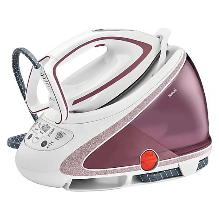 TEFAL GV9566 2600W Pro Express Ultimate Yüksek Basınçlı Buhar Kazanlı Ütü Beyaz Kırmızı