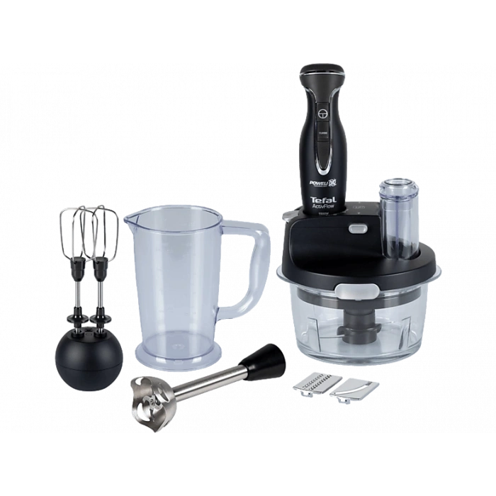 TEFAL Powelix Activflow Expert 1500 W Siyah Cam Hazneli Blender Seti Siyah