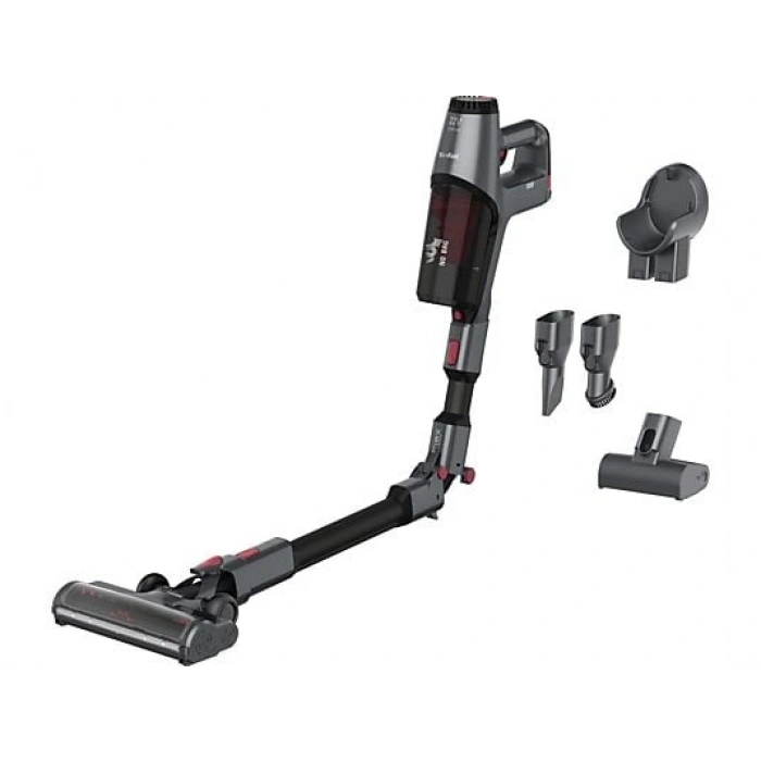 TEFAL TY6973 X-Pert 3.60 Flex Kablosuz Dikey Şarjlı Süpürge Gri Kırmızı