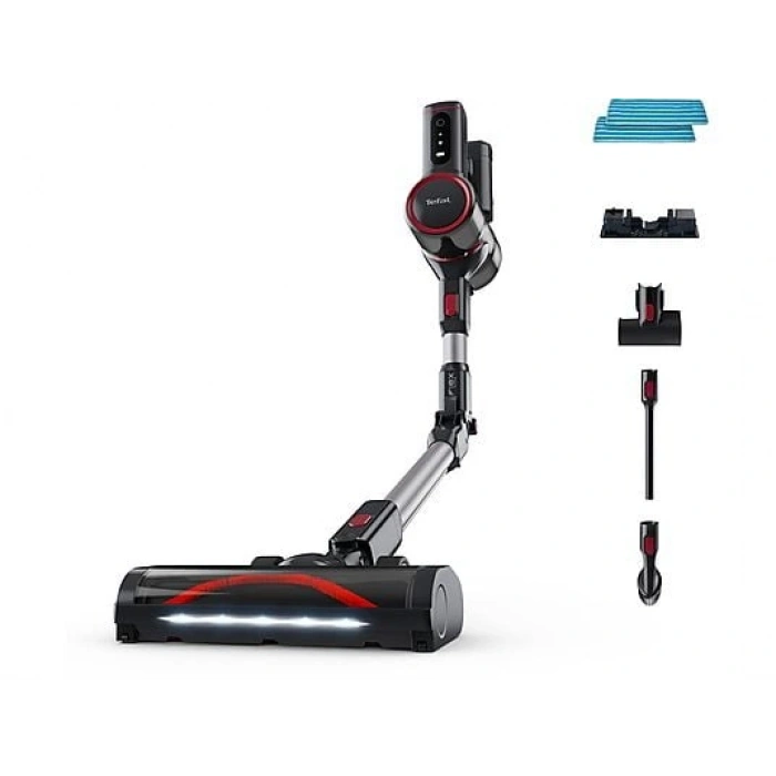 TEFAL TY6T90TR X-Force Flex 8.60 Max Şarjlı Dikey Süpürge Siyah